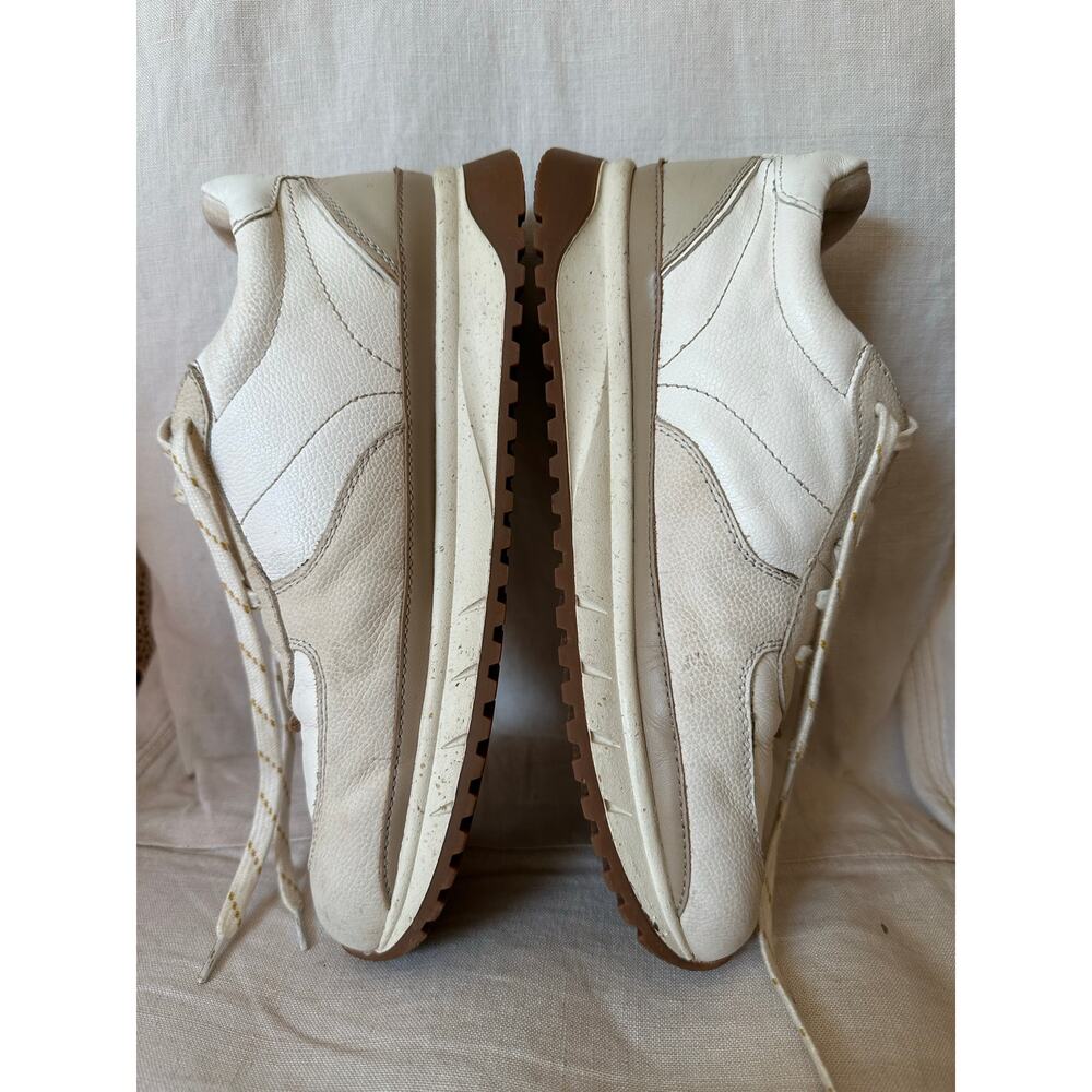 MADEWELL Womens Kickoff Trainer Sneakers in Antique Cream Multi US 9 used